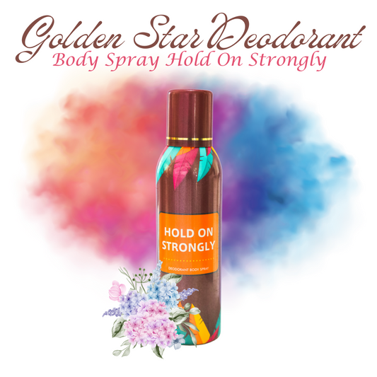 Golden Star HOLD ON STRONGLY Body Spray